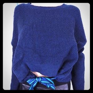 Crave Fame Knitted Sweater Size L NWT